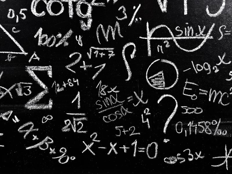 blackboard math calculation